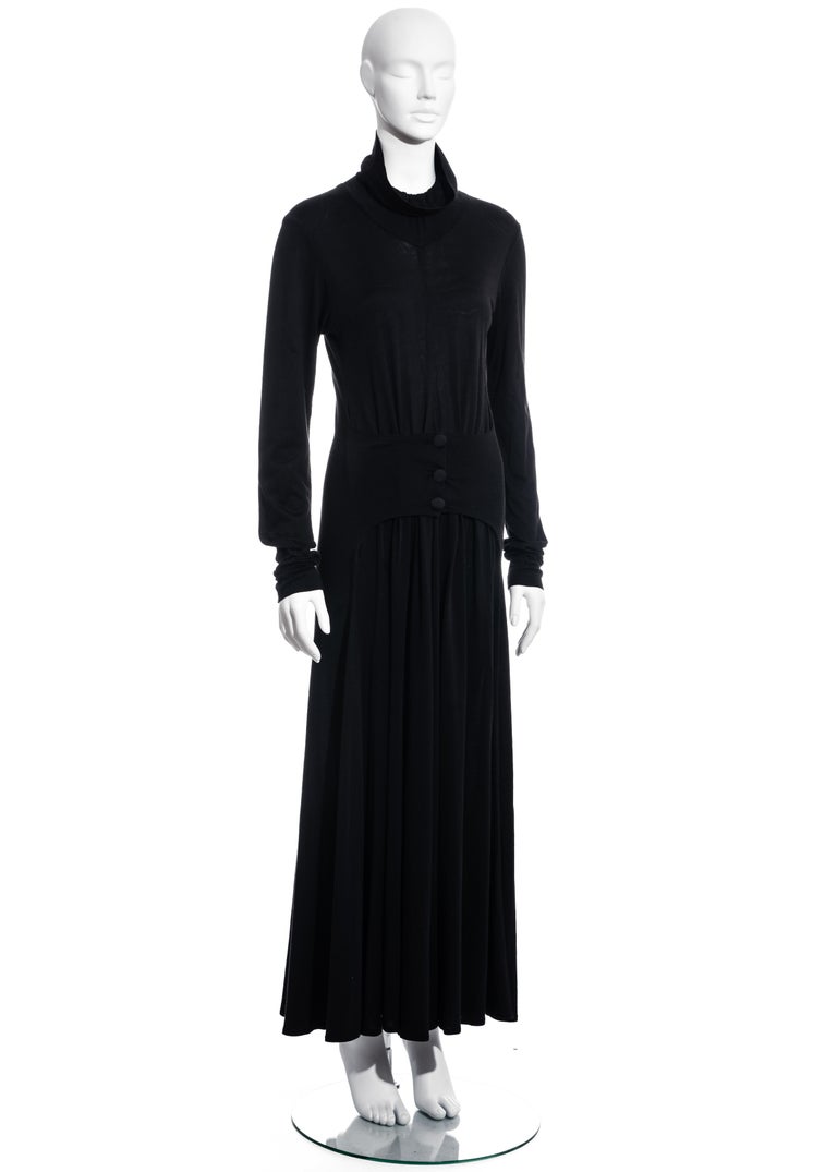 chinese dress ladies Multiway Jersey Maxi Dress-Black