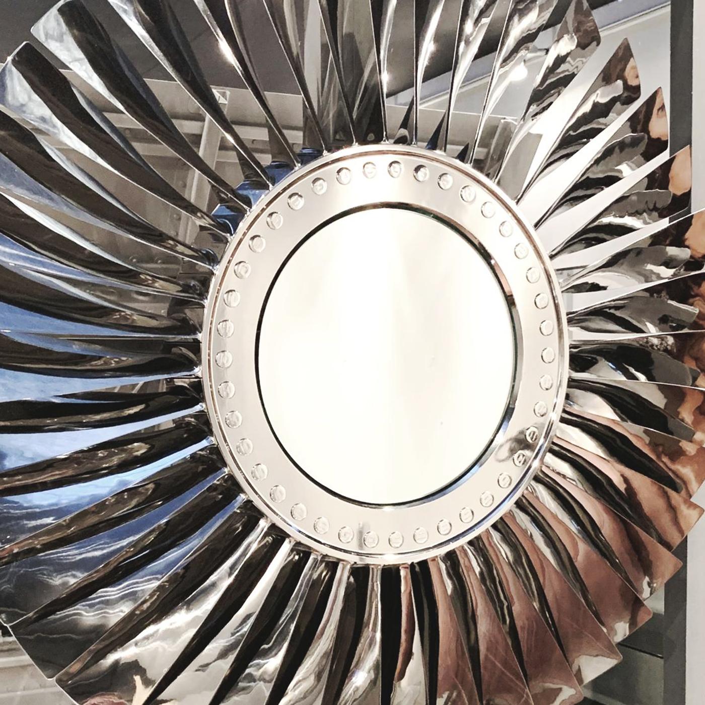 Italian Boeing Turbine Mirror For Sale