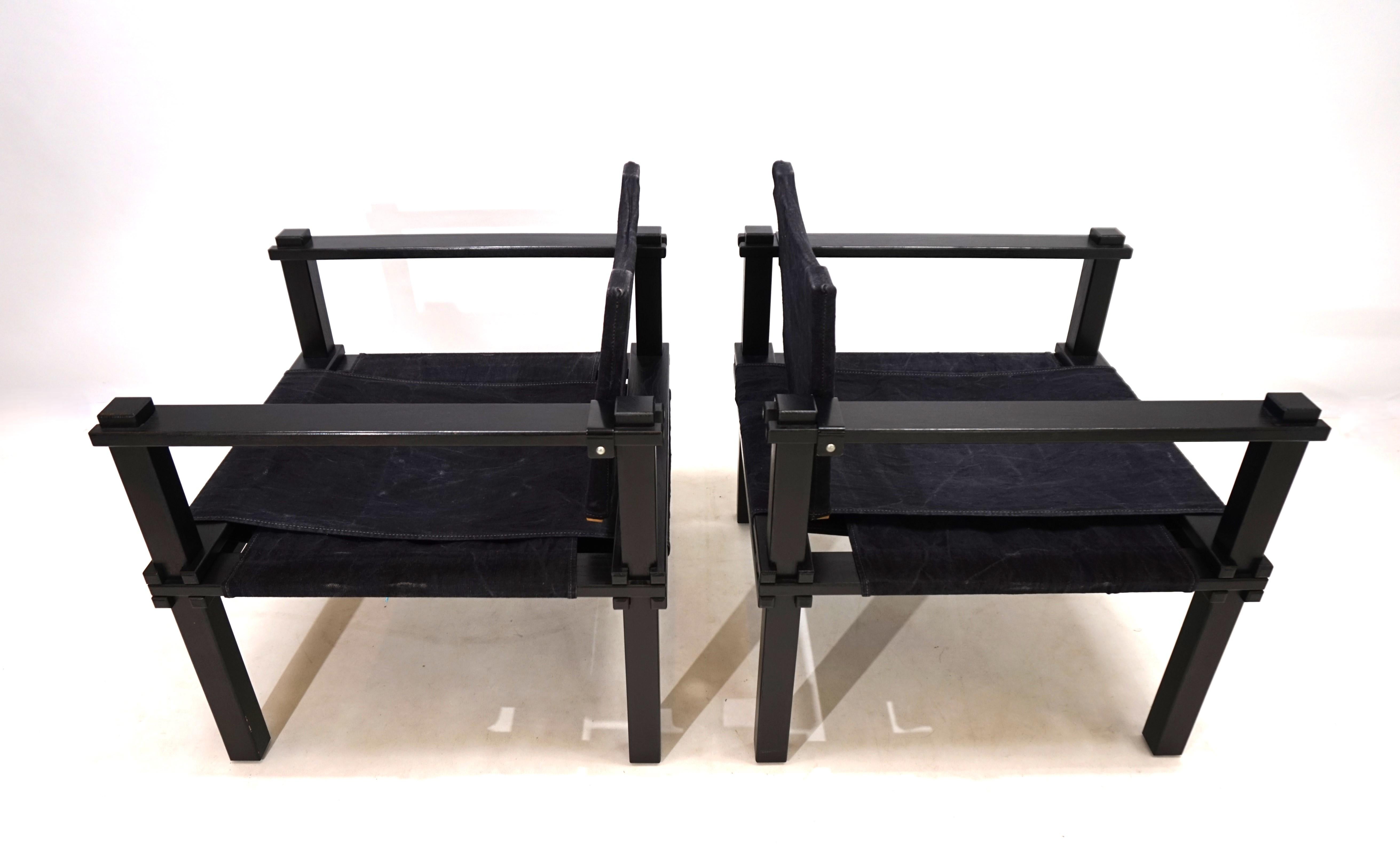 Ensemble Bofinger de 2 chaises longues avec table de Gerd Lange, 1960 en vente 12