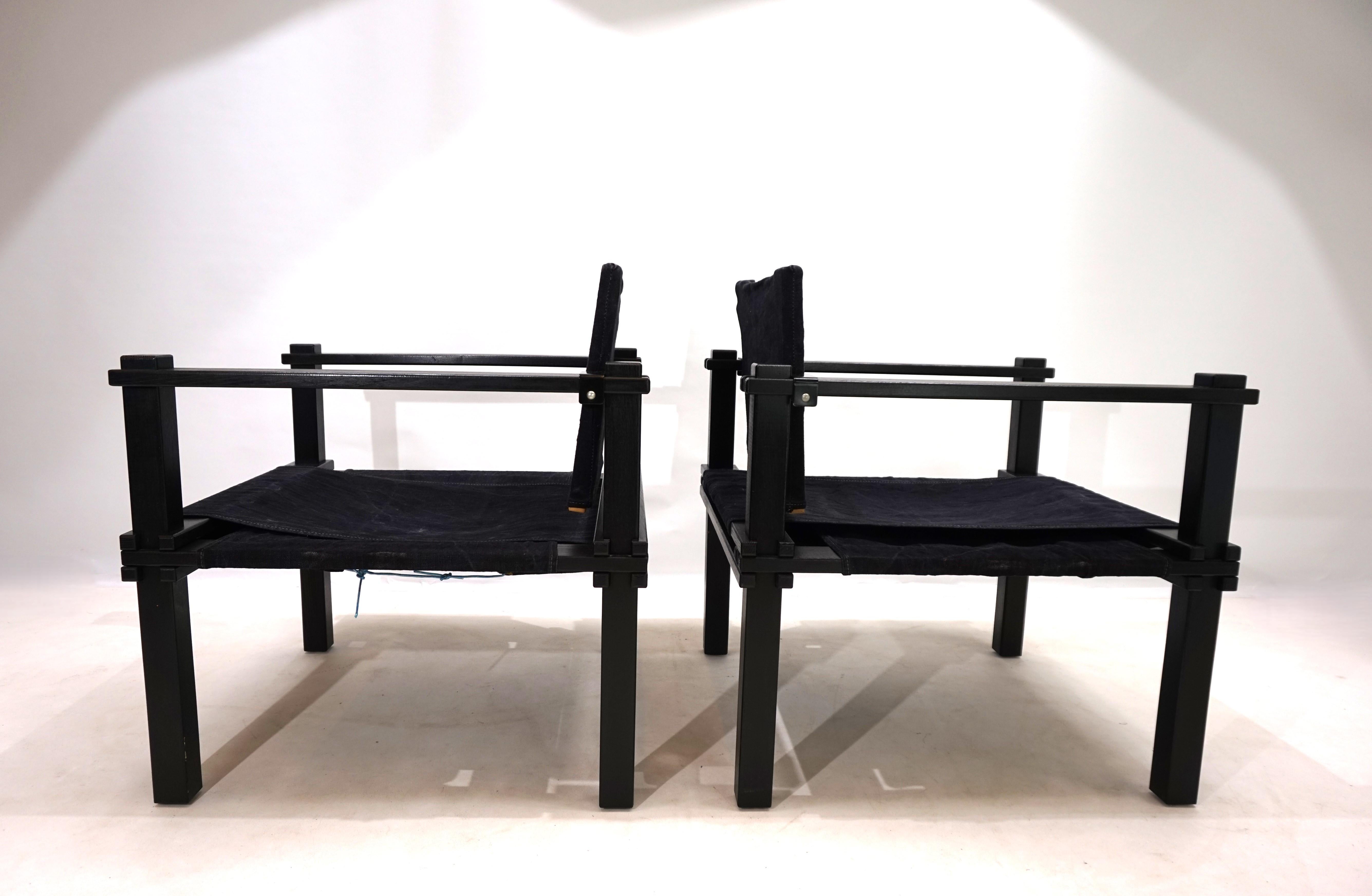 Ensemble Bofinger de 2 chaises longues avec table de Gerd Lange, 1960 Bon état - En vente à Ludwigslust, DE