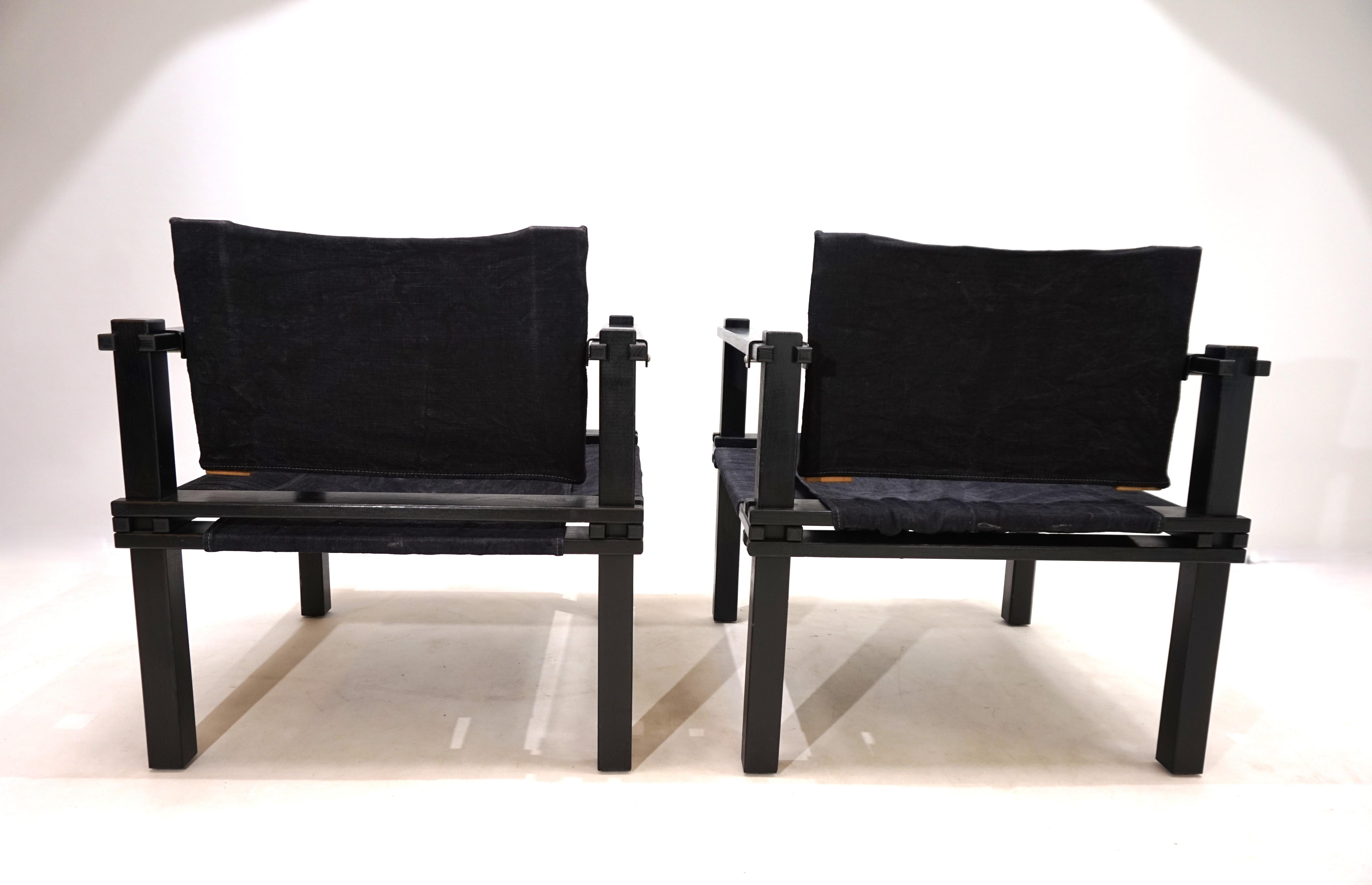 Milieu du XXe siècle Ensemble Bofinger de 2 chaises longues avec table de Gerd Lange, 1960 en vente