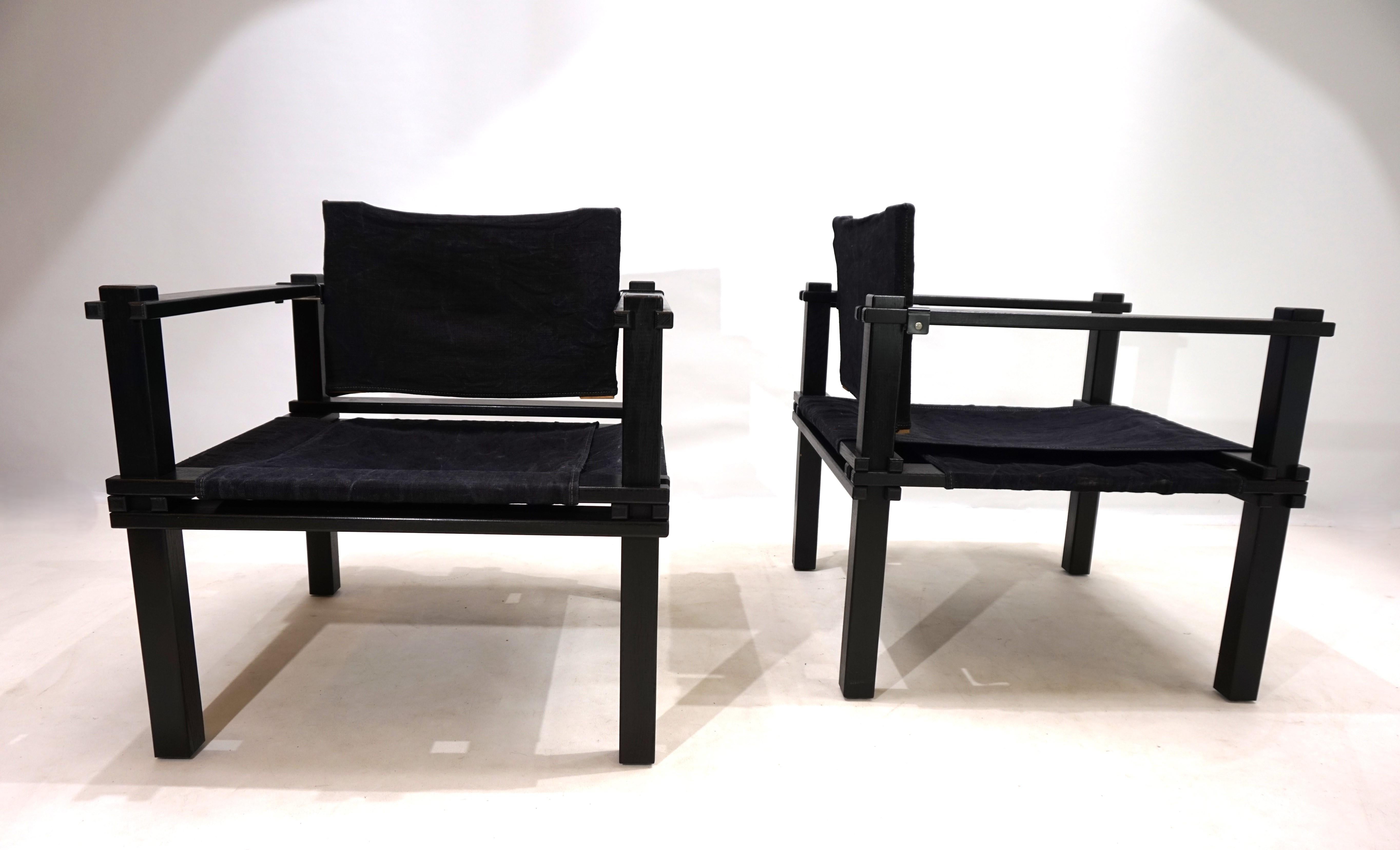 Ensemble Bofinger de 2 chaises longues avec table de Gerd Lange, 1960 en vente 1