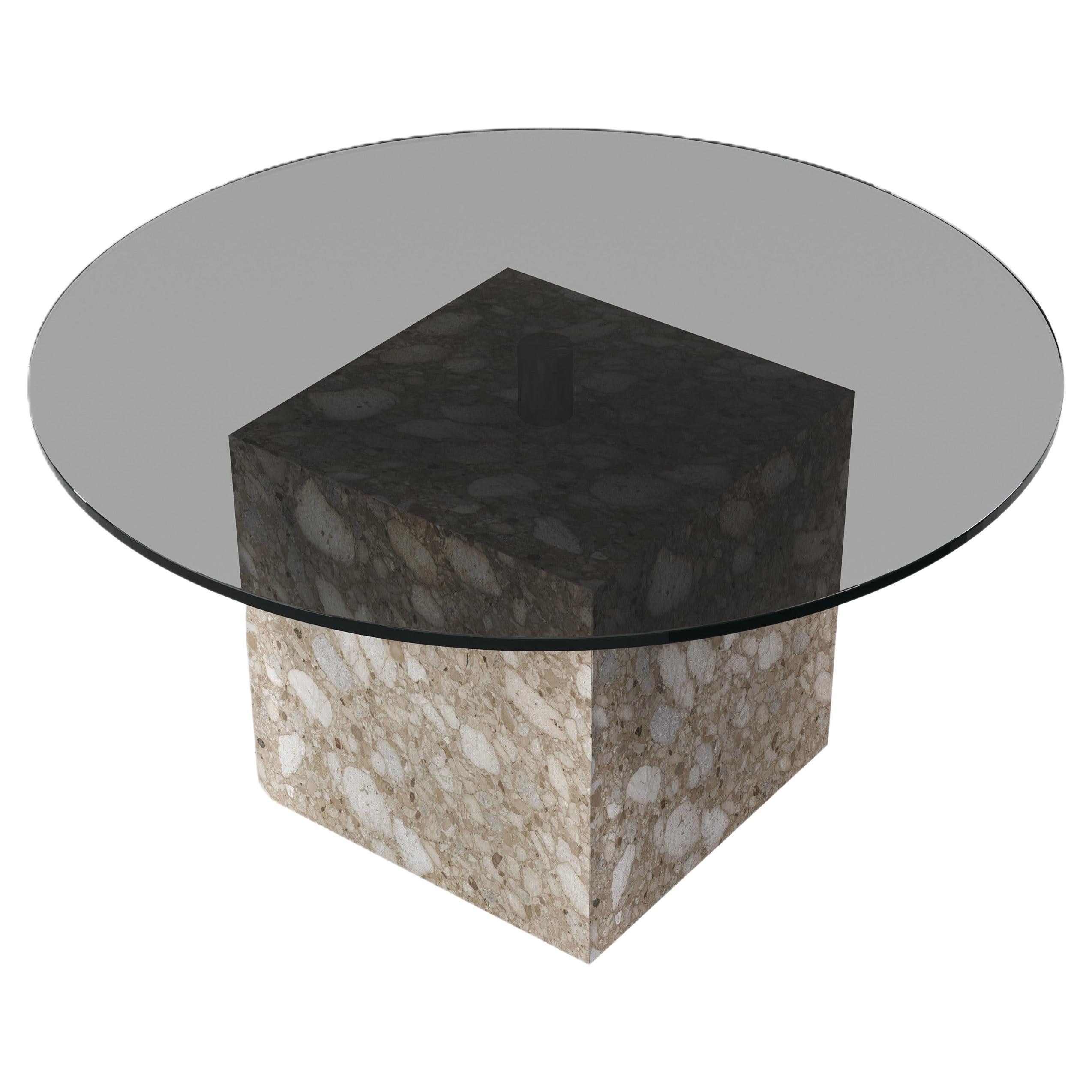 Table basse Bogense - Marbre Beige Breccia