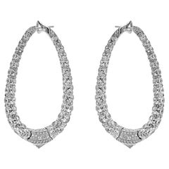 Boghossian Merveilles Halo, Diamond Earrings, Large