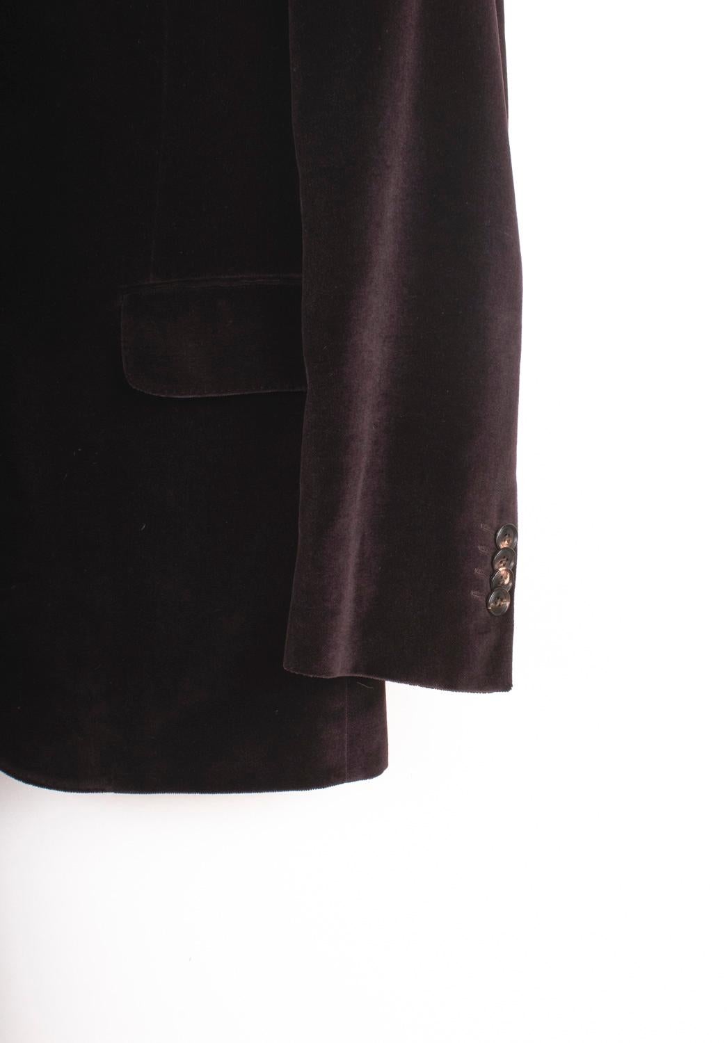 BOGLIOLI Homme Veste Casual Velvet Slim Blazer Taille IT50/L Excellent état - En vente à Kaunas, LT