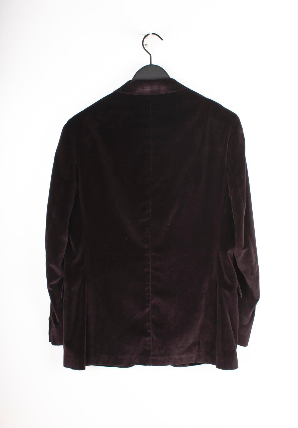 BOGLIOLI Homme Veste Casual Velvet Slim Blazer Taille IT50/L Pour hommes en vente