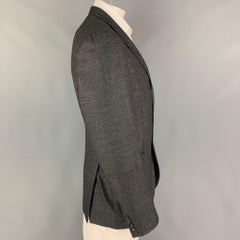 BOGLIOLI Size M Grey Charcoal Wool Blend Single Breasted Sport Coat