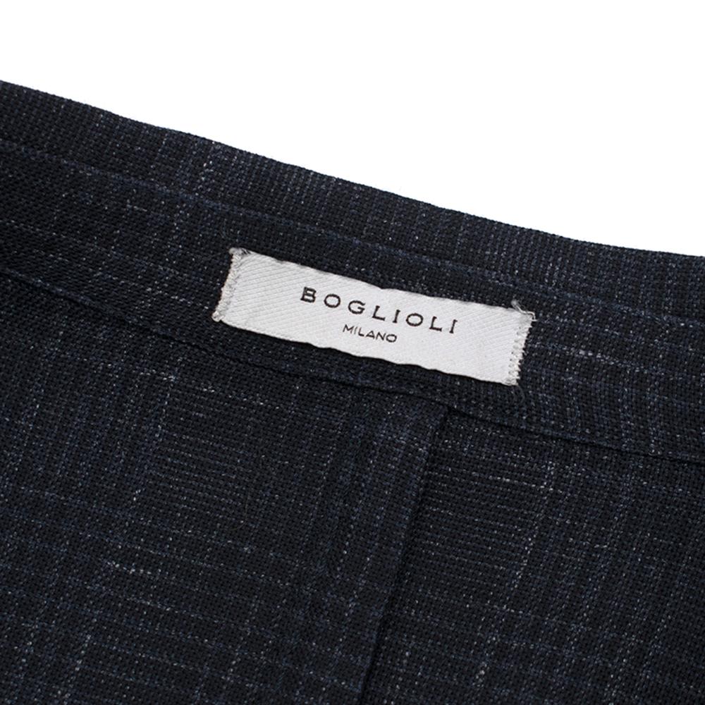Boglioli Wool Blend Men's Single Breasted Jacket - Size IT 50 In Excellent Condition For Sale In London, GB