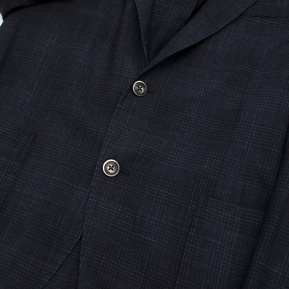 Black Boglioli Wool Blend Men's Single Breasted Jacket - Size Large - IT 50 For Sale