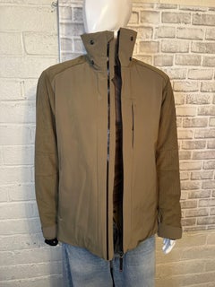 Giacca Bogner Fire + Ice Hardo in velluto a coste, modello Performance, colore Clay Tan, taglia L, con cappuccio, da sci e neve