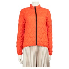 Bogner Orange Insulated Quilted Jacket Size S