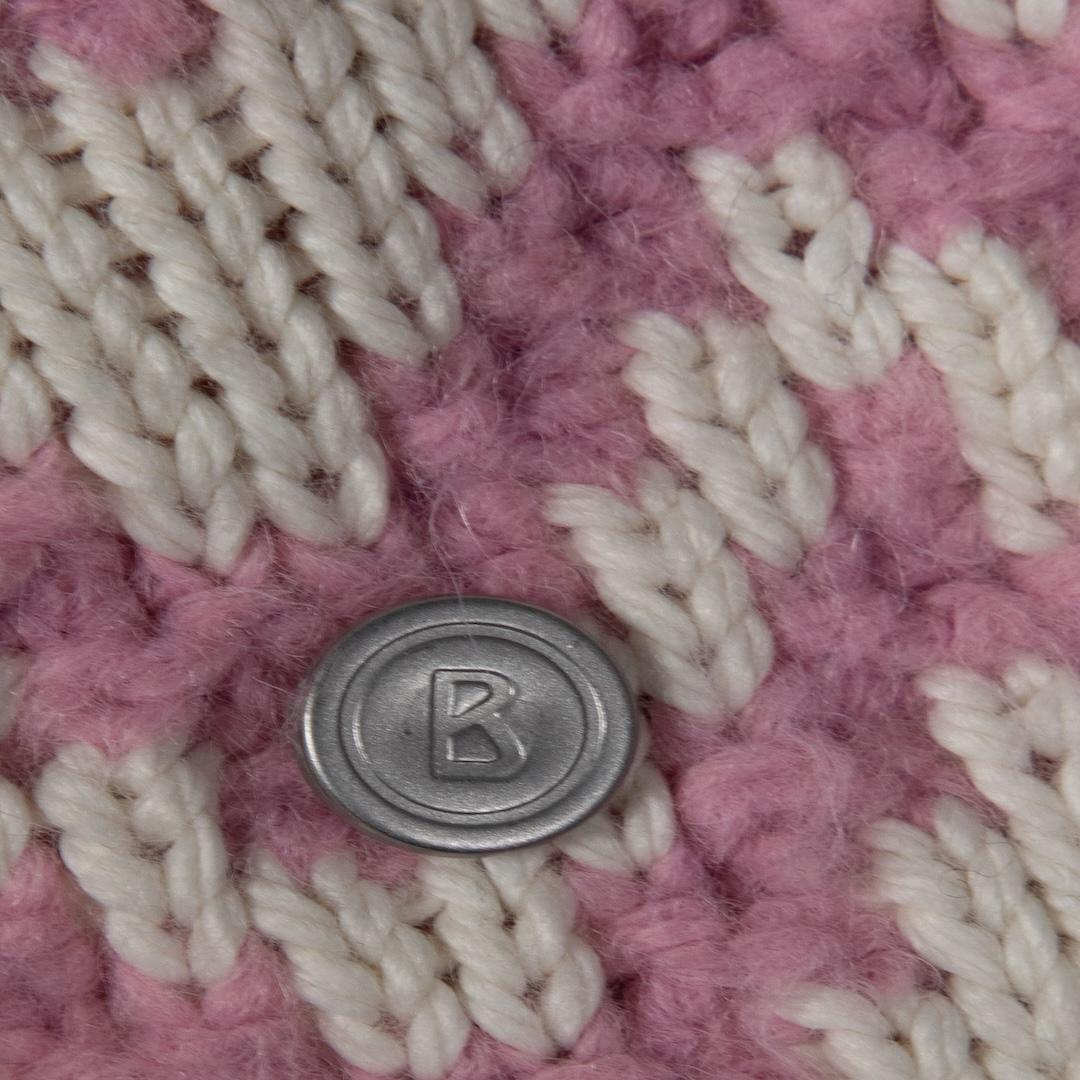 Cappello con pompon invernale in maglia rosa di Bogner In condizioni buone in vendita a London, GB