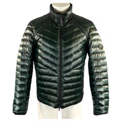 BOGNER Size 38 Green Quilted Polyamide Zip Up Jacket