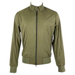 Used BOGNER Size 40 Olive Polyester Zip Up Jonas Jacket
