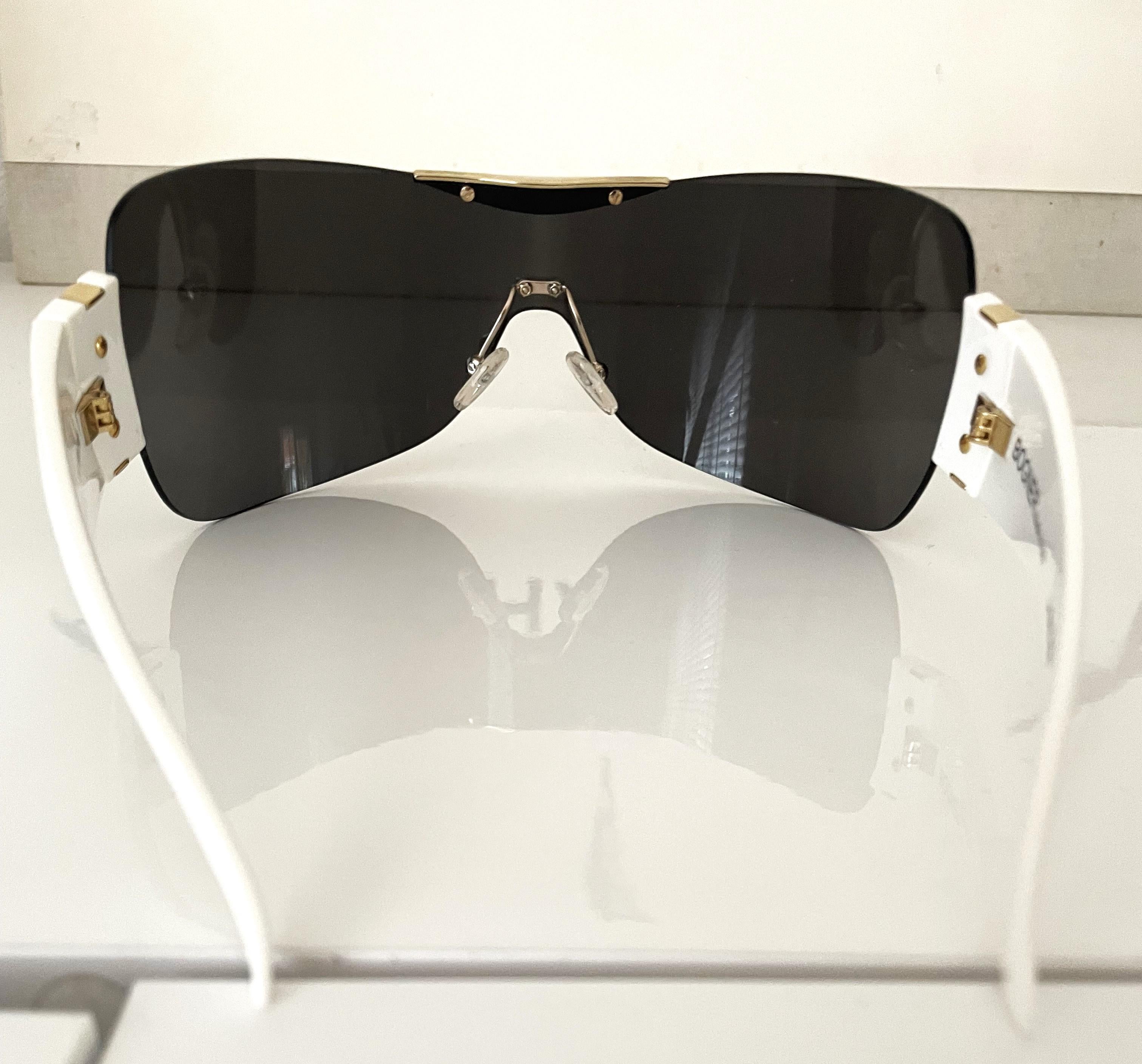 Bogner Lunettes de soleil Skiglasses Limited Edition White 90s 2
