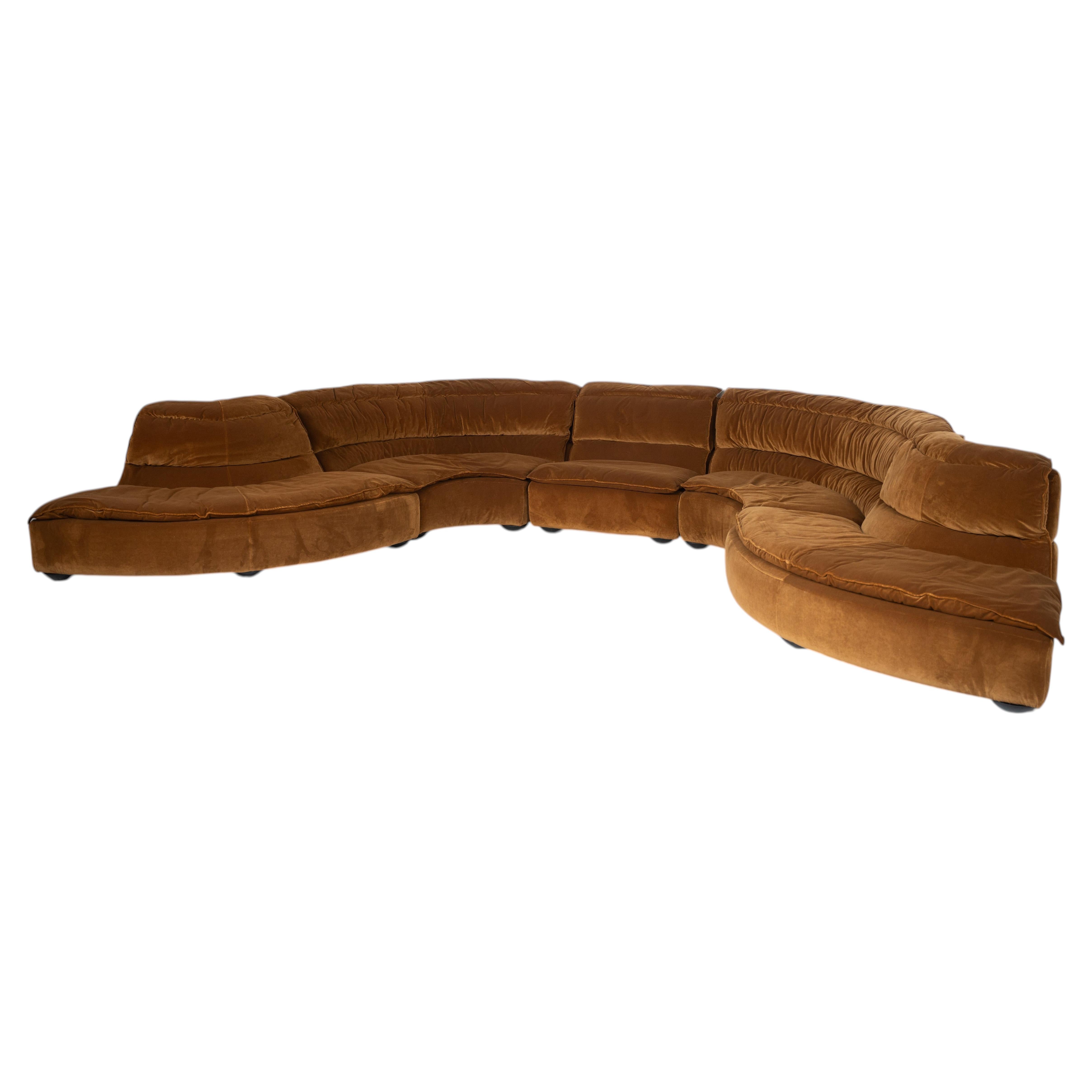 Modulares Sofa „Bogo“ von Carlo Bartoli für Rossi di Albizzate, 1970er Jahre – mit neuer Polsterung