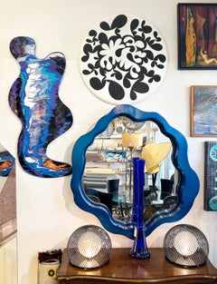 Table d'art mural/table basse fonctionnelle Bohdan Andreas en résine époxy peinte à la main