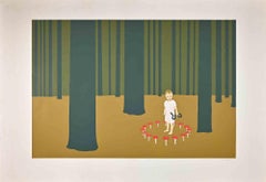 El Bosque - Serigrafía de Bohdan Hostinak - Años 80