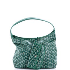 Goyard Women's Boheme Hobo Green Canvas Shoulder Bag with Pochette
