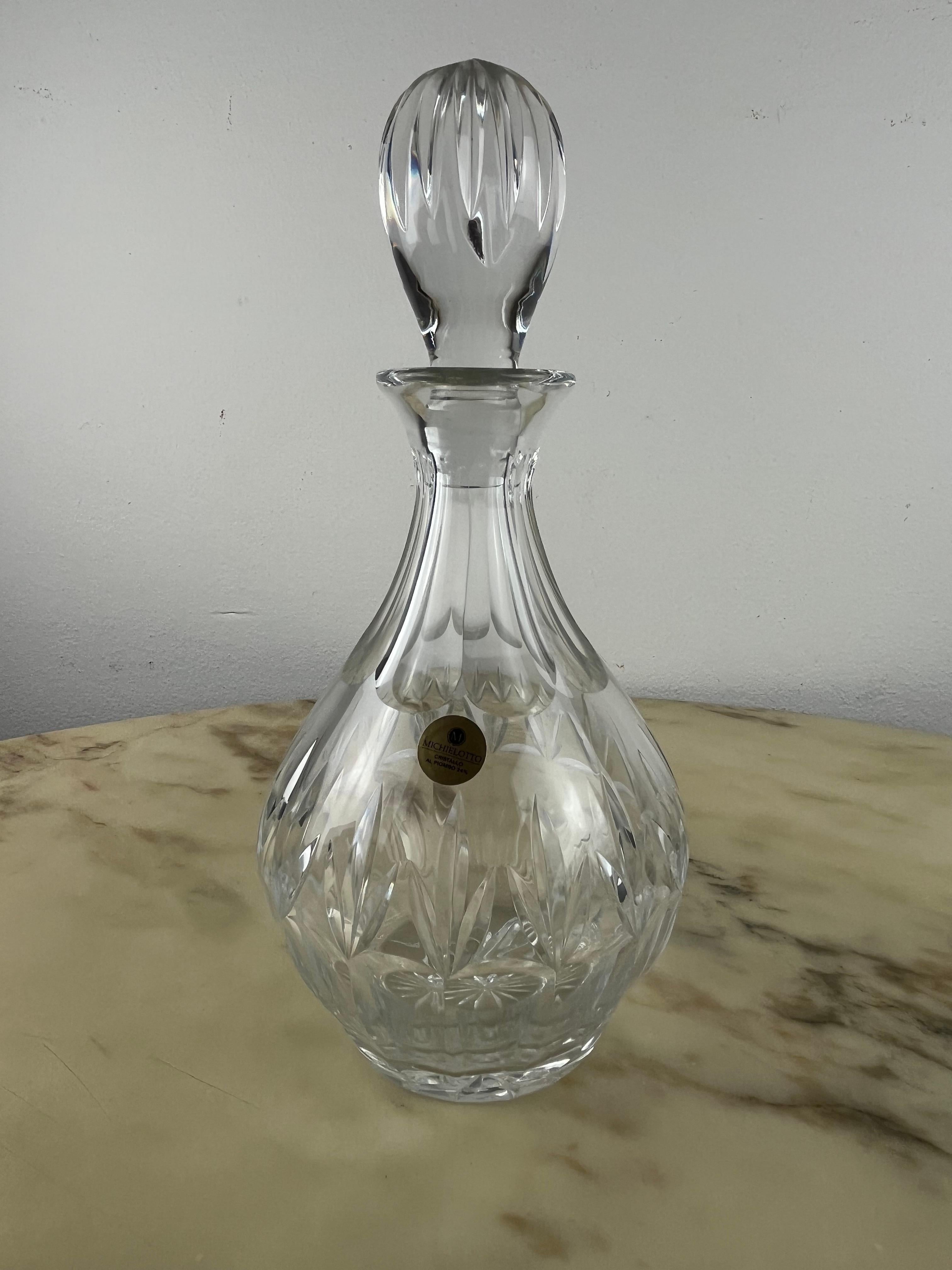 Late 20th Century Bohemia Crystal Service x 12, Czech Republic, 1980s, never used For Sale