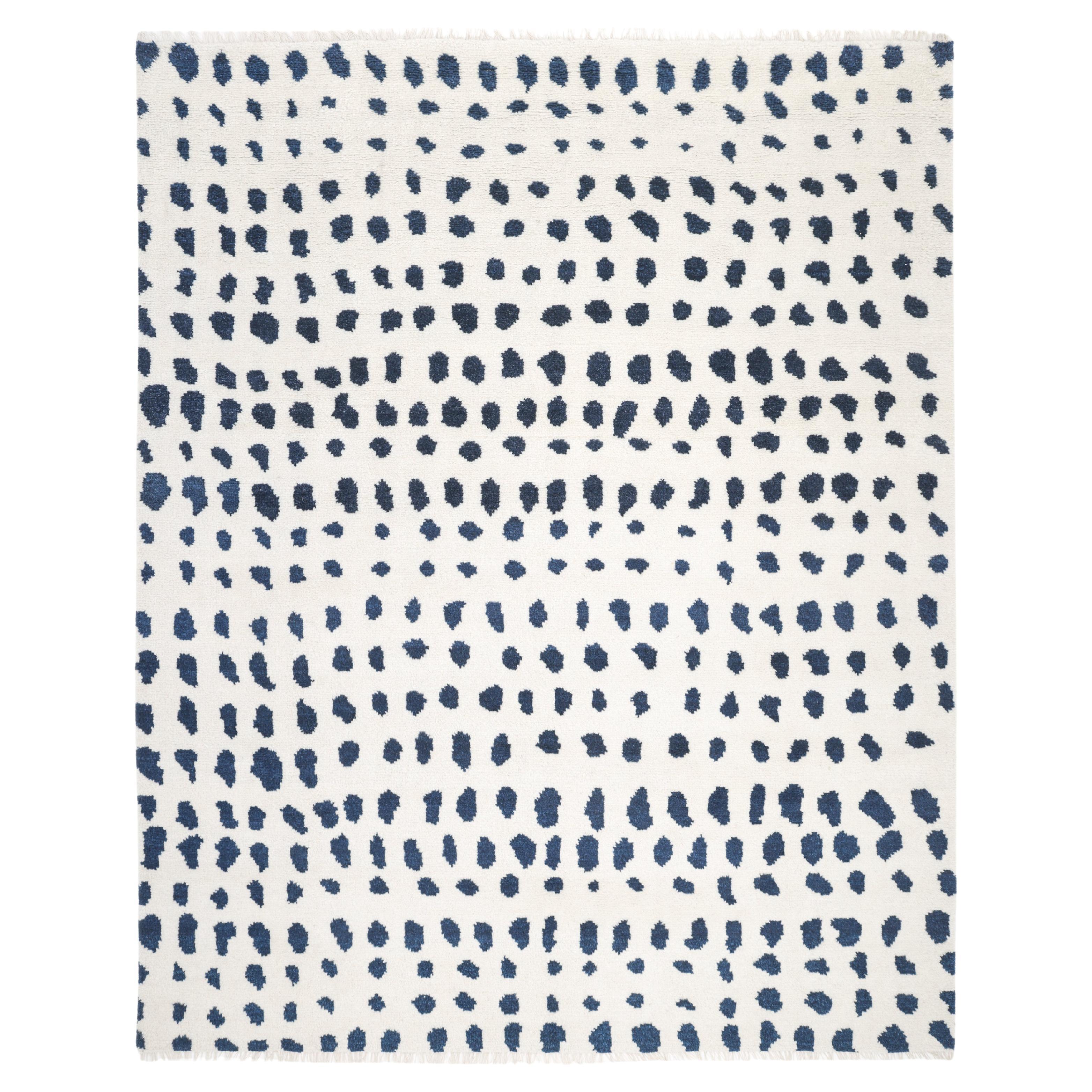 Bohemian Animal Hand Made Blue Area Rug 3' 0" x 5' 0"