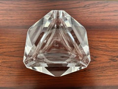 Bohemian Art Glass Ashtray by Vaclav Hanus for Moser, 1960's