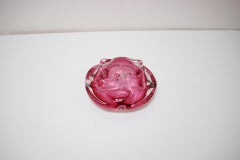 Bohemian Art Glass Bowl/Ashtray by Josef Hospodka, 1960's