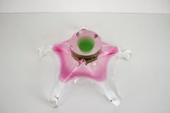 Schale aus böhmischem Kunstglas von Josef Hospodka, 1960er Jahre