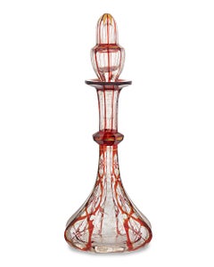 Bohemian Art Glass Perfume Bottle