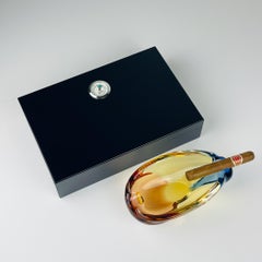 Posacenere boemo Romana di Hana Machovska per Mstisov Glassworks, Repubblica Ceca, anni '60