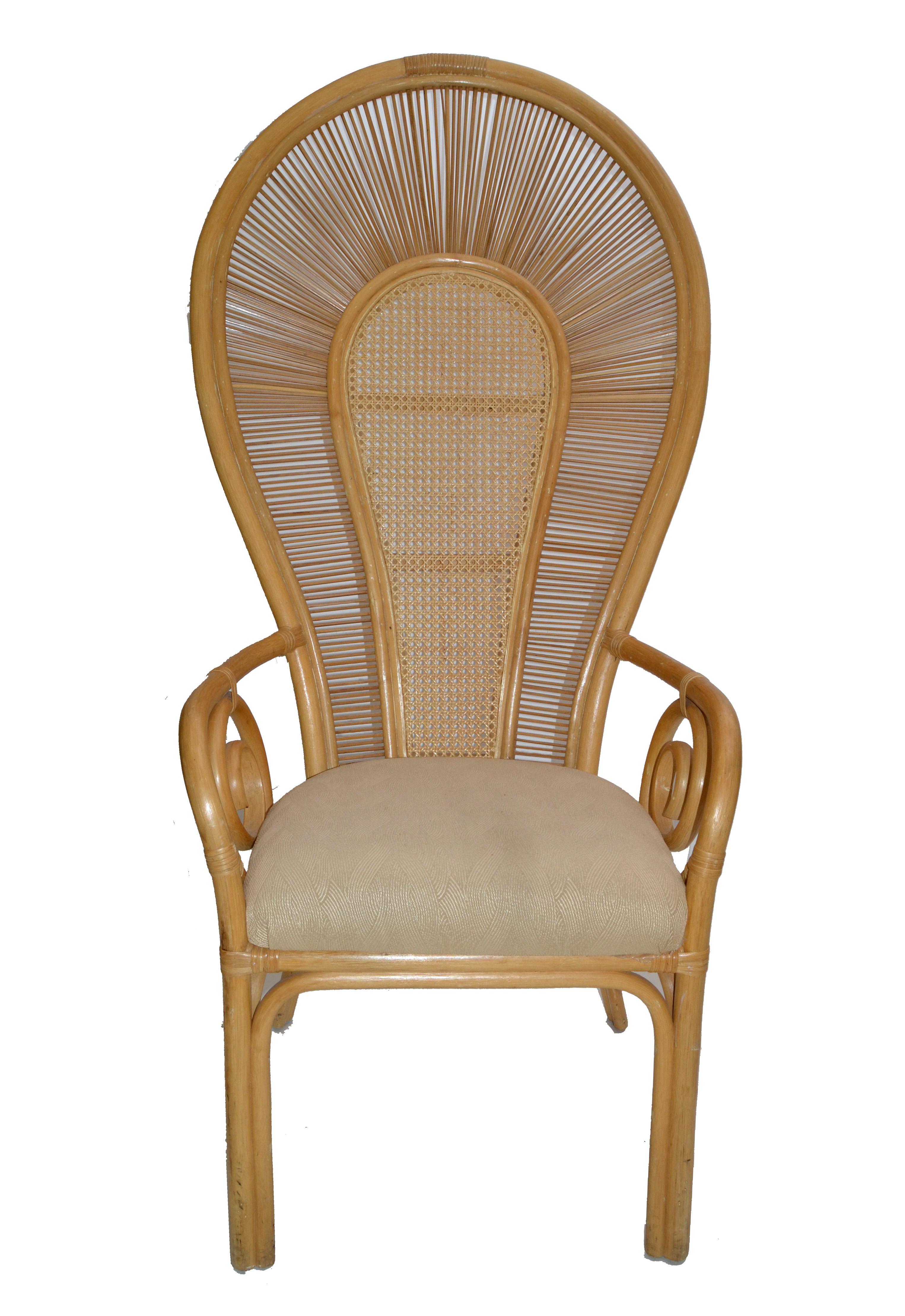 80s wicker chair