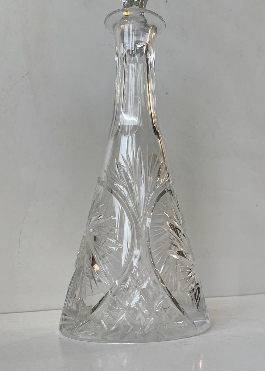bohemia lead crystal decanter