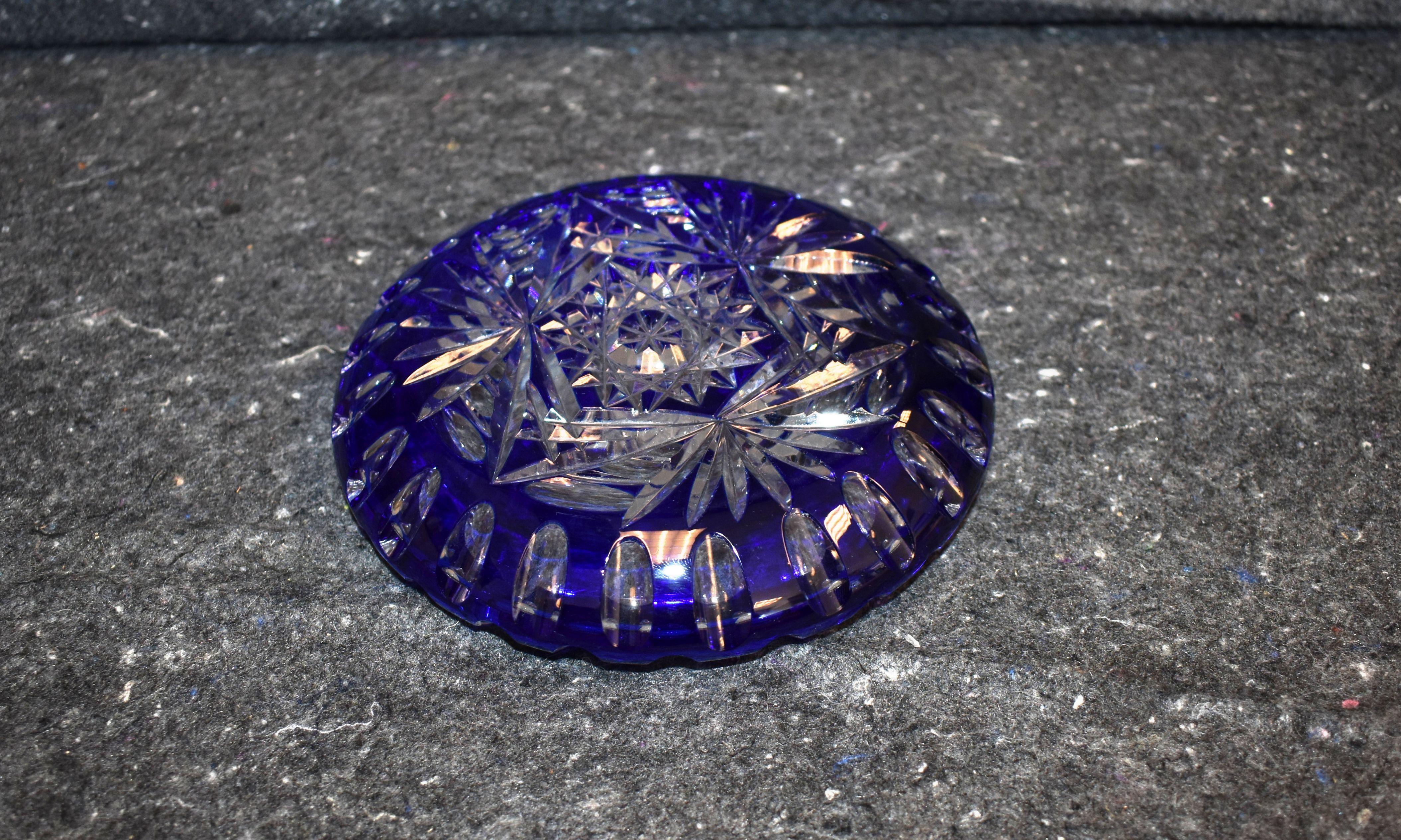 cut glass ashtray