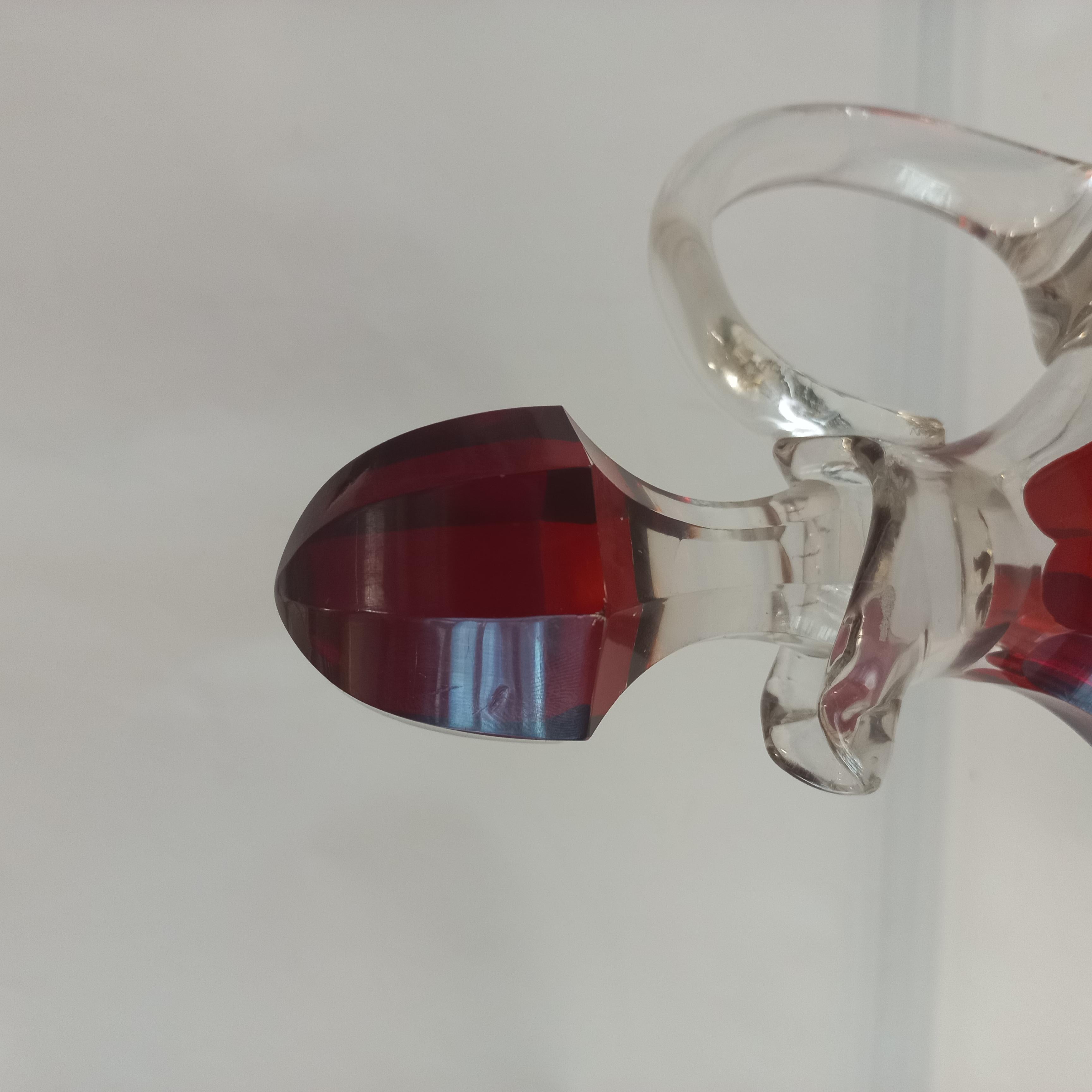 Crystal Bohemian crystal carafe For Sale