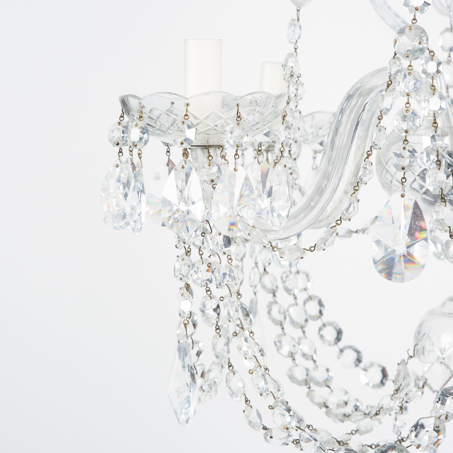 Bohemian Crystal Chandelier with 5 Arms 2