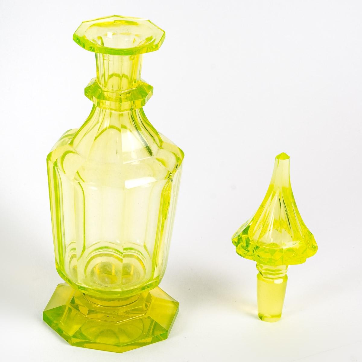 uranium glass decanter