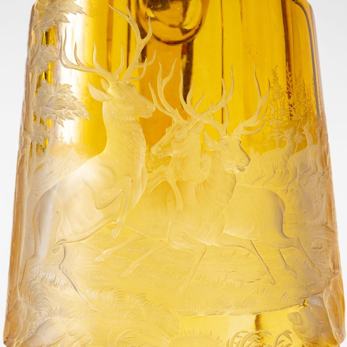 Bohemian Crystal Pitcher, 19th Century 1