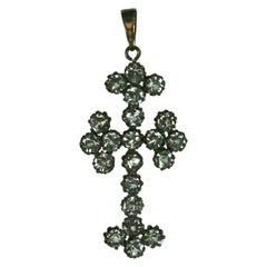 Bohemian Crystal Pontifical Crucifix