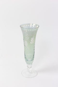 Bohemian crystal style glassware set, contemporary work