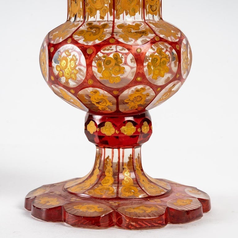 Bohemian Crystal Vases Late 19th Century For Sale At 1stDibs bohemian-crystal-vases-late-19th-century-for-sale-at-1stdibs