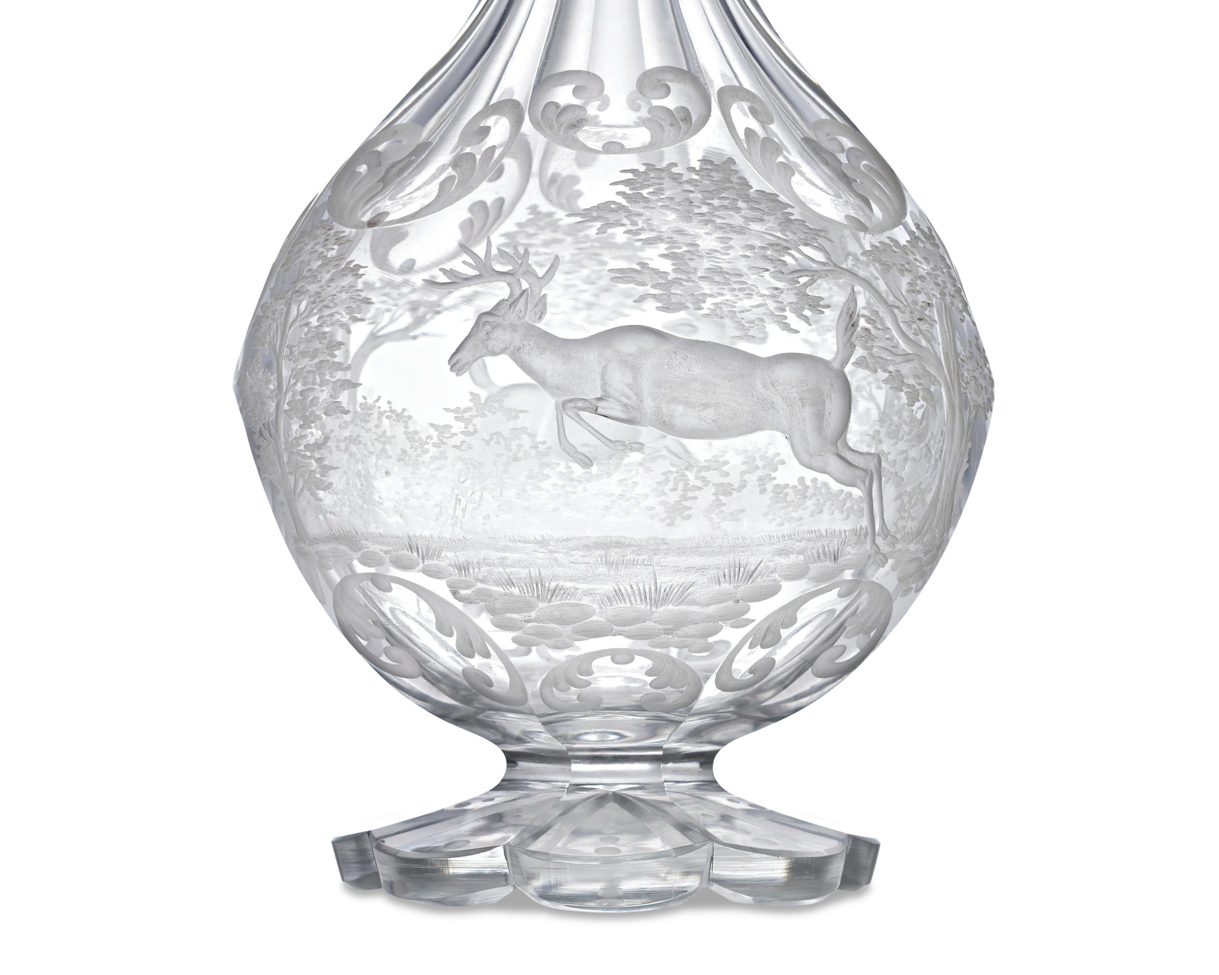 bohemian crystal decanter