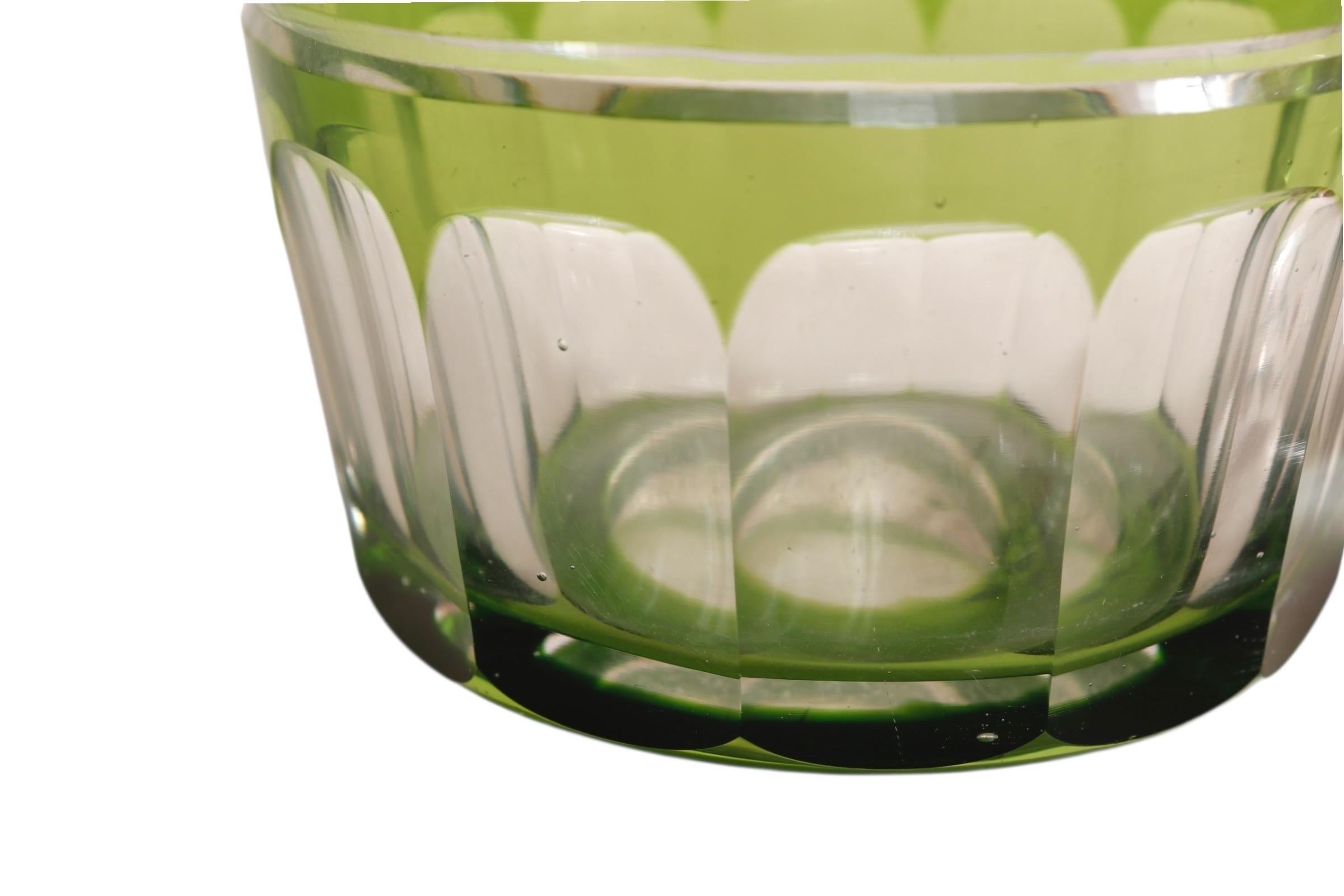 Bohemian Cut Glass Decanter For Sale 2