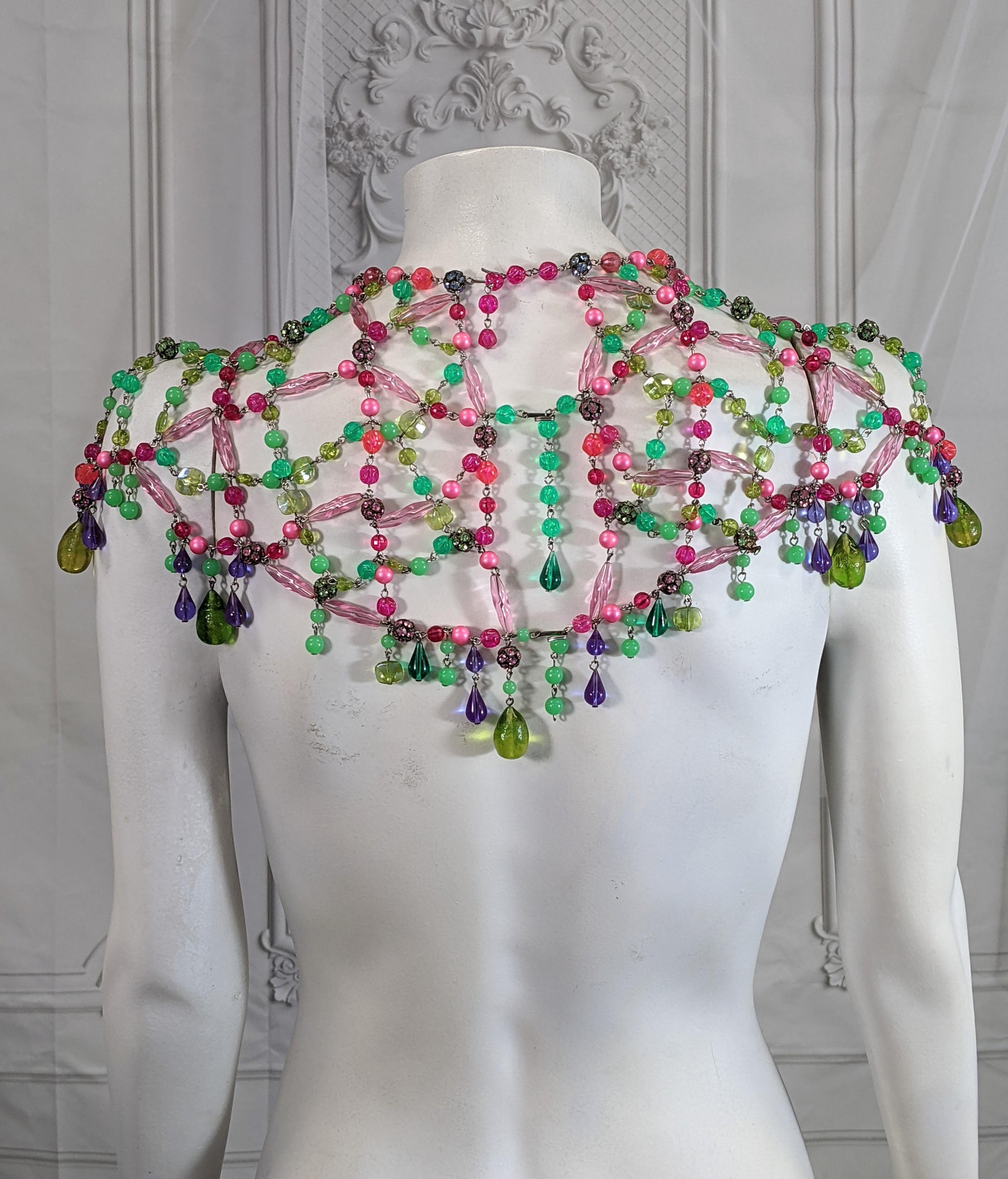 Women's  Bohemian Dramatic Mod Capelet Necklace For Sale