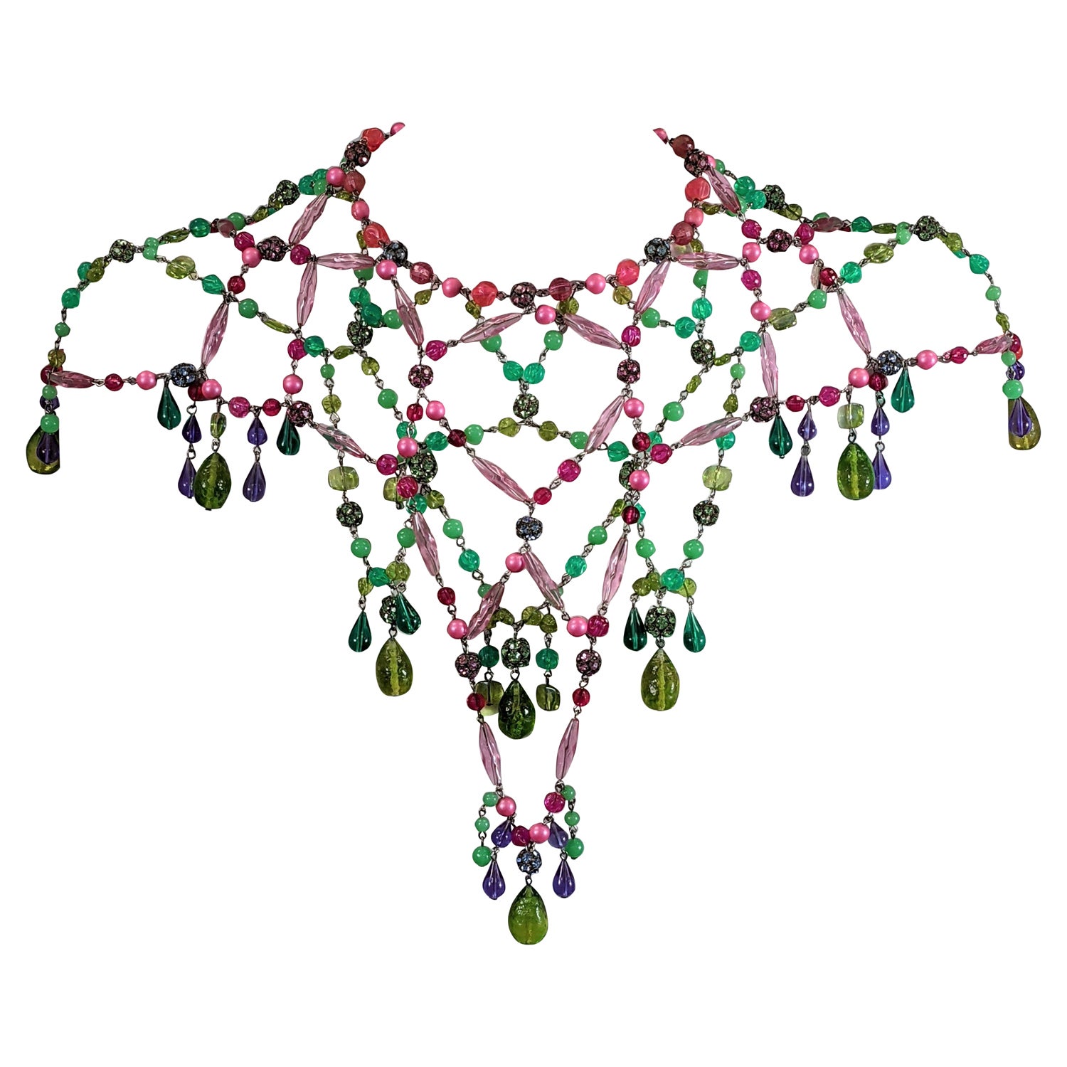 Bohemian Dramatic Mod Capelet Necklace