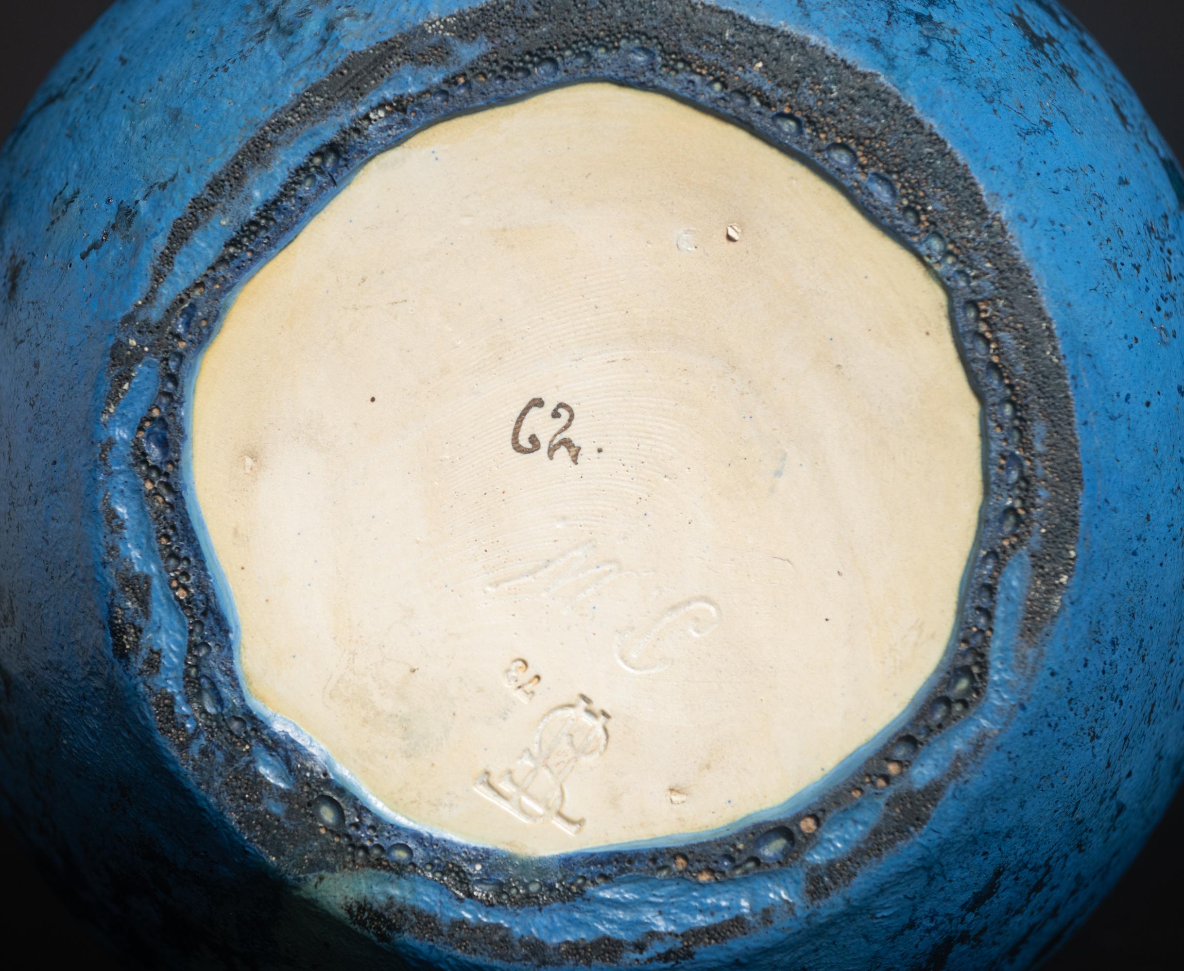 Böhmische Vase „Flux“ von kuk Fachschule Pelz Keramik undwandkunst im Angebot 1