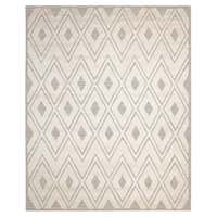 Rug and Kilim’s Moroccan Style Custom Rug Design with Beige Geometric ...