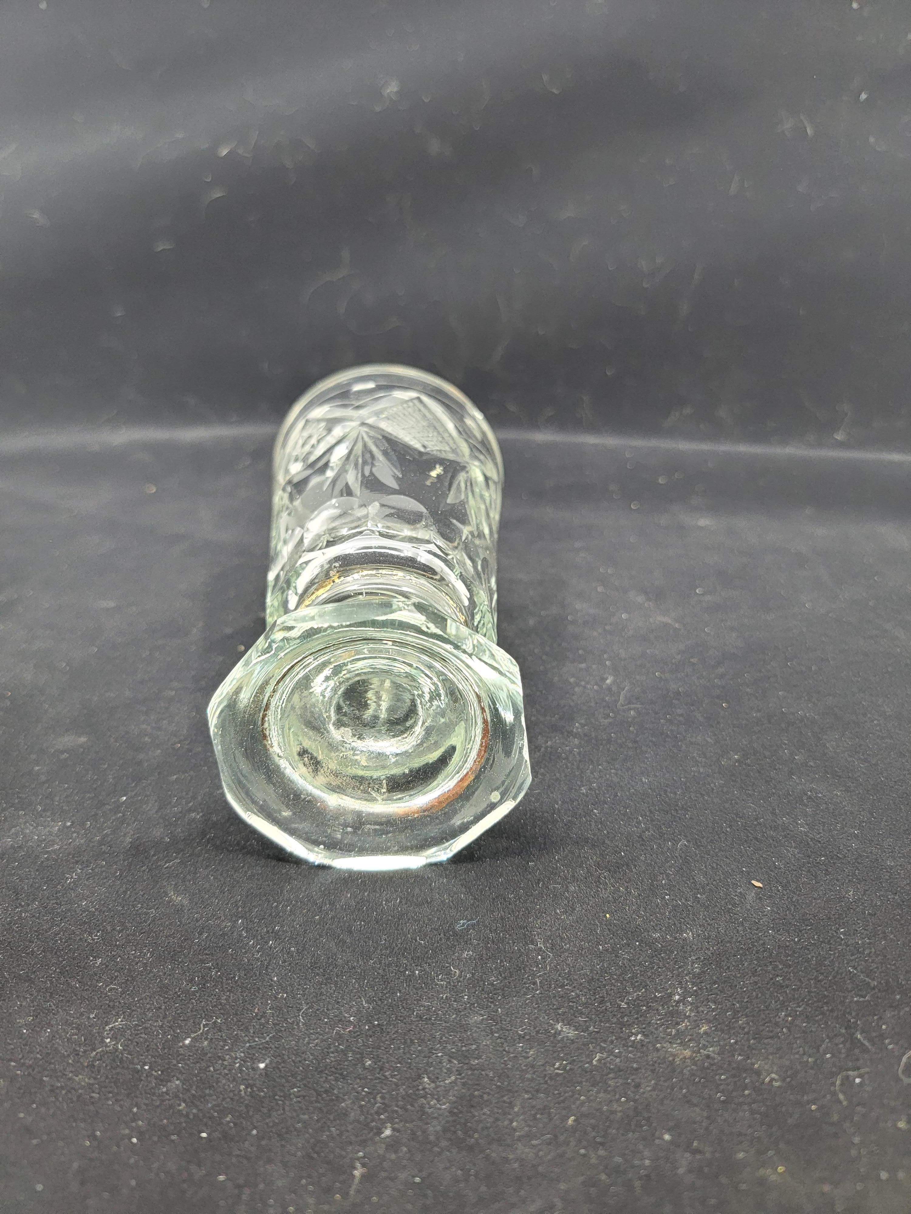 Mid-19th Century bohemian Glass Clear Goblet For Sale