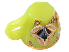 Bohemian Glass Jug Made for the Persian Islamic Market, 19th Century