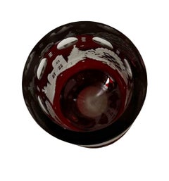 Böhmischer Glas-Zahnstocher-Halter