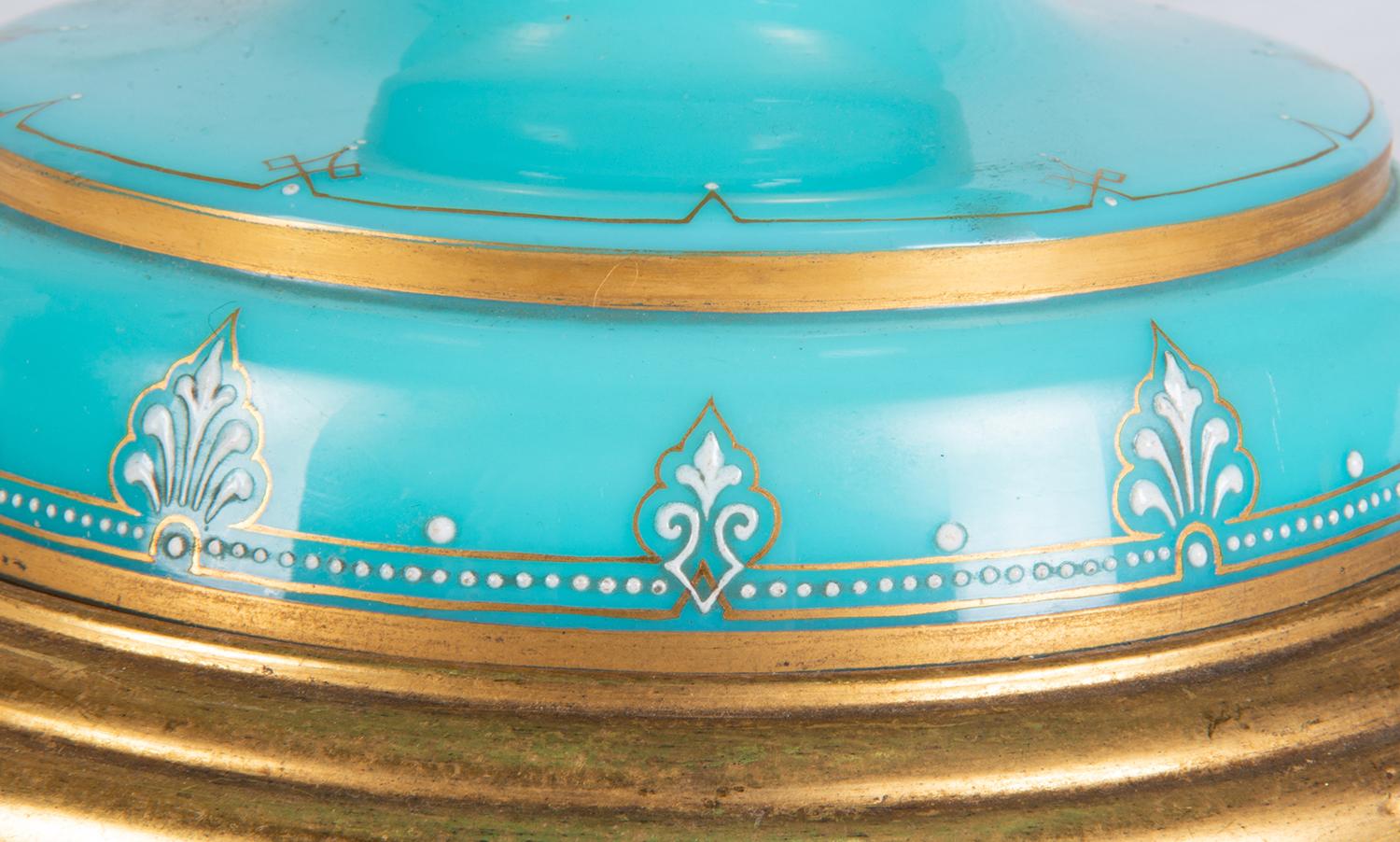 Vaso / lampada in vetro di Boemia, fine XIX secolo in vendita 4